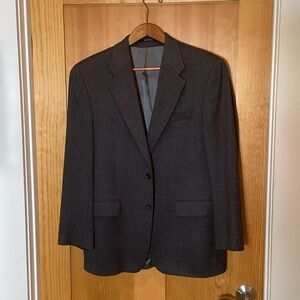 CHAPS Charcoal Gray Wool Blazer